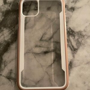 Rose Gold trim iPhone Case